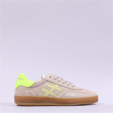 Another Trend Iconic II Gumsole Trainer - Beige Yellow